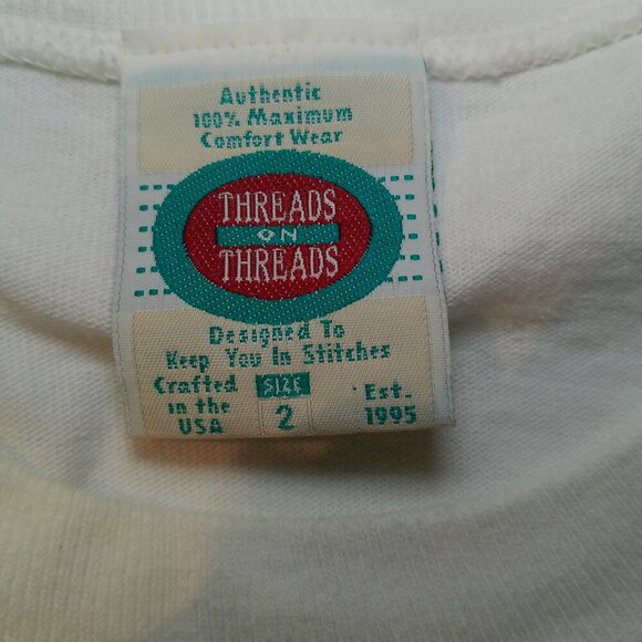 Threads on Threads Teapot Cup T Shirt Size 2 ( XL)   (Z) - Picture 6 of 10